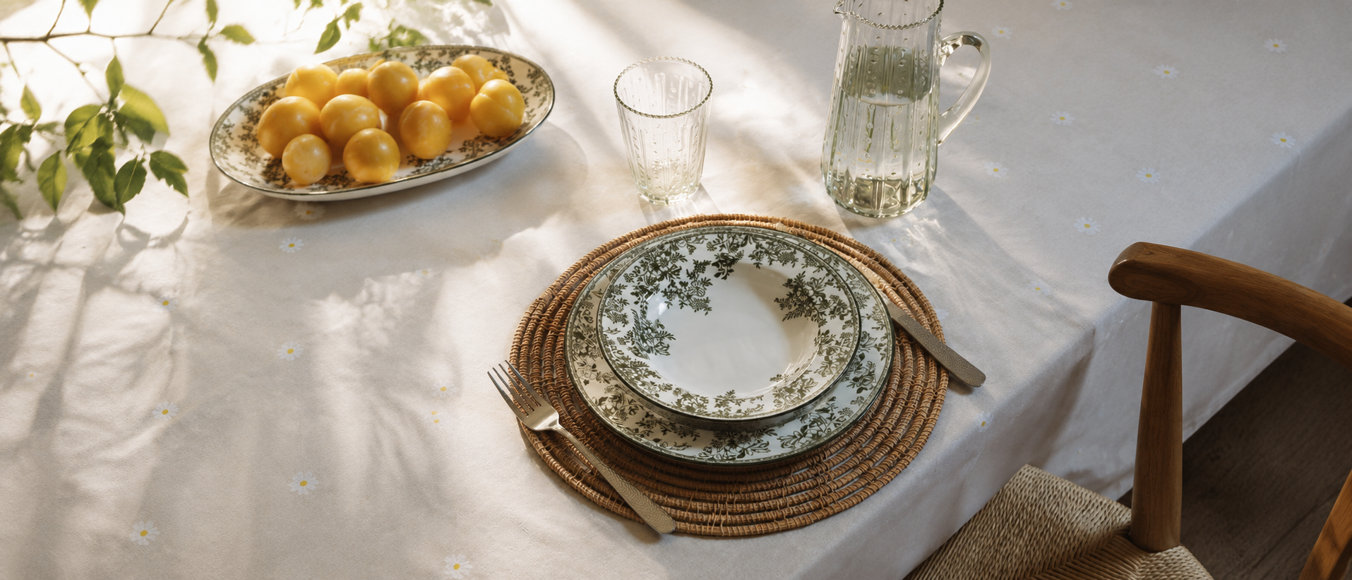 Relaxed table setting